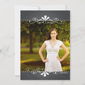 Invitation Tableau de bord avec l'invitation de la Fête des d (Dos)