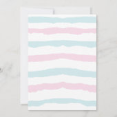 Invitation Tableau de bord de la partie de révélation de genr (Dos)