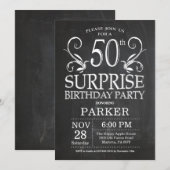 Invitation Tableau de bord de l'invitation du 50e anniversair (Devant / Derrière)