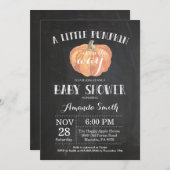 Invitation Tableau de bord de l'invitation du Baby shower d'a (Devant / Derrière)