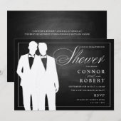 Invitation Tableau de bord de l'invitation wedding shower Gay (Devant / Derrière)