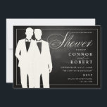 Invitation Tableau de bord de l'invitation wedding shower Gay<br><div class="desc">Une texture amusante en tableau avec l'élégante invitation wedding shower du couple de deux mariés. Tout le texte est personnalisable sauf celui dans "script". Veuillez me contacter pour toute question ou demande spéciale.</div>