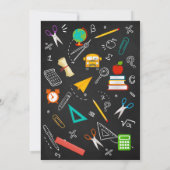 Invitation Tableau de bord des diplômes de maternelle (Dos)