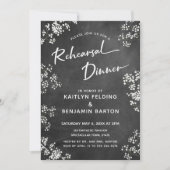 Invitation Tableau de bord du souffle du bébé Dîner de répéti (Devant)