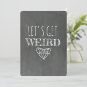 Invitation Tableau de bord GROOMSMAN / BEST MAN Drôle Proposi (Debout devant)