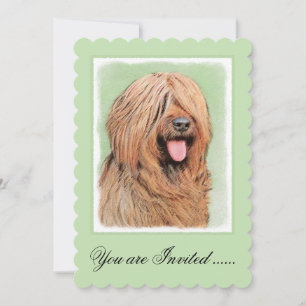 Invitation Tableau de bord - Joli art original chien