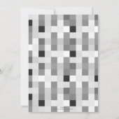 Invitation Tableau de bord noir moderne (Dos)