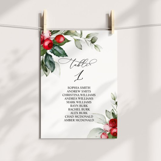 Invitation Tableau de la verdure de Noël Numéro 1 Tableau des