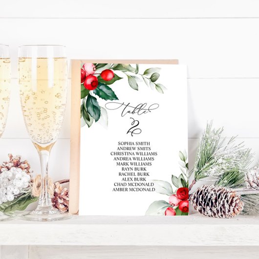 Invitation Tableau de la verdure de Noël Numéro 2 Tableau des