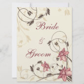 Invitation Tableau de placement de sièges aux jonquilles et b (Devant)