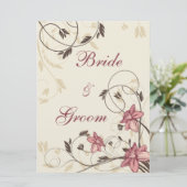 Invitation Tableau de placement de sièges aux jonquilles et b (Debout devant)