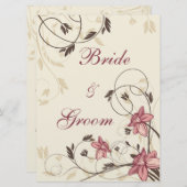 Invitation Tableau de placement de sièges aux jonquilles et b (Devant / Derrière)