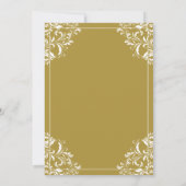 Invitation Tableau de plan de table Nadine | Or (Dos)