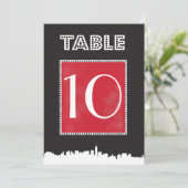 INVITATION TABLEAU DE SIÈGE N° POUR BAR MITZVAH CLASSIQUE BRO (Debout devant)