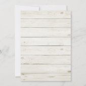 Invitation Tableau de sièges mariage botanique rustique. Gran (Dos)