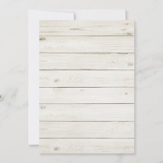 Invitation Tableau de sièges mariage rustique. Pays moderne (Dos)