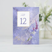 Invitation Tableau de texture du Mariage fleur sauvage n° Per (Debout devant)
