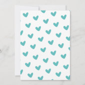 Invitation Tableau d'éléphant de bébé d'invitation de baby (Dos)