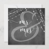 Invitation Tableau Mariage Calligraphie Cordes de Lumière Bla (Dos)