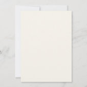 Invitation Tableau Mariage Champagne Floral Blanc (Dos)