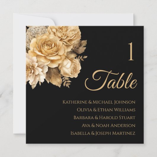 Invitation Tableau Neutre Des Bouquets-Sièges À Fleurs (Devant)
