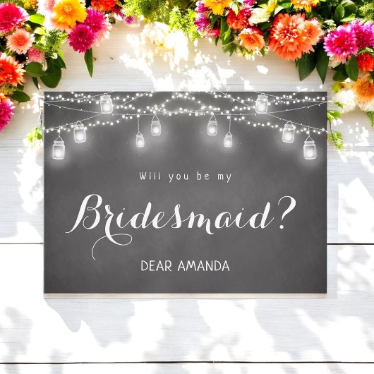 Invitation Tableau noir d'invitation de la servante