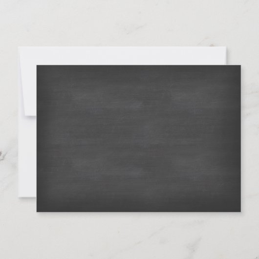 Invitation Tableau noir Petit soleil rose jaune Anniversaire (Dos)