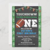 Invitation tableau noir pour le premier anniversai (Devant)