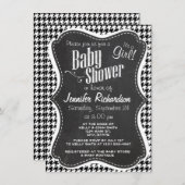 Invitation Tableau noir vintage (Devant / Derrière)