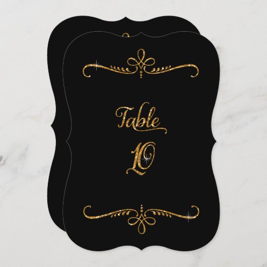 Invitation Tableau Numéro 10, Réceptions de lettres de script (Devant / Derrière)