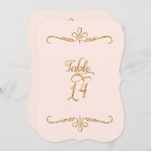 Invitation Tableau numéro 14, Réceptions de lettres de script (Devant / Derrière)