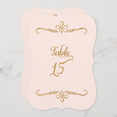 Invitation Tableau numéro 15, Réceptions de lettres de script (Devant / Derrière)