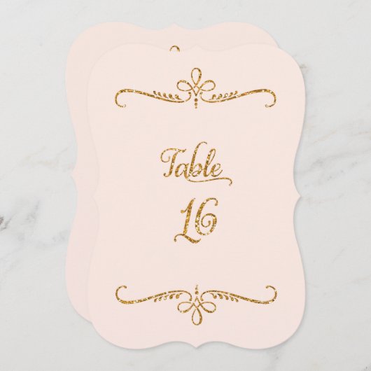 Invitation Tableau numéro 16, Réceptions de lettres de script (Devant / Derrière)