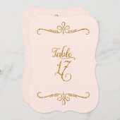 Invitation Tableau numéro 17, Réceptions de lettres de script (Devant / Derrière)