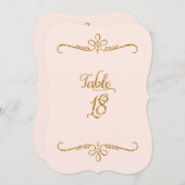 Invitation Tableau numéro 18, Réceptions de lettres de script (Devant / Derrière)