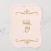 Invitation Tableau numéro 19, Réceptions de lettres de script (Devant / Derrière)