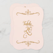 Invitation Tableau Numéro 20, Réceptions de lettres de script (Devant / Derrière)