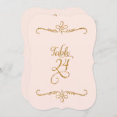 Invitation Tableau Numéro 24, Réceptions de lettres de script (Devant / Derrière)