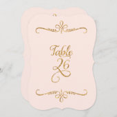 Invitation Tableau Numéro 26, Réceptions de lettres de script (Devant / Derrière)