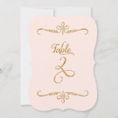 Invitation Tableau Numéro 2, Réceptions de lettres de script  (Dos)