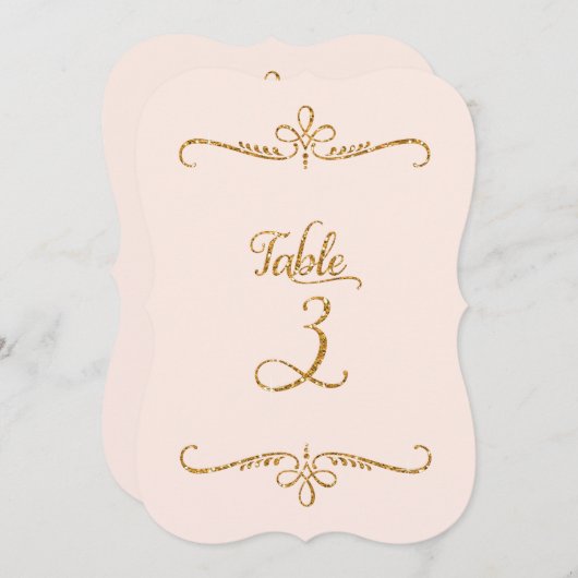 Invitation Tableau Numéro 3, Réceptions de lettres de script  (Devant / Derrière)