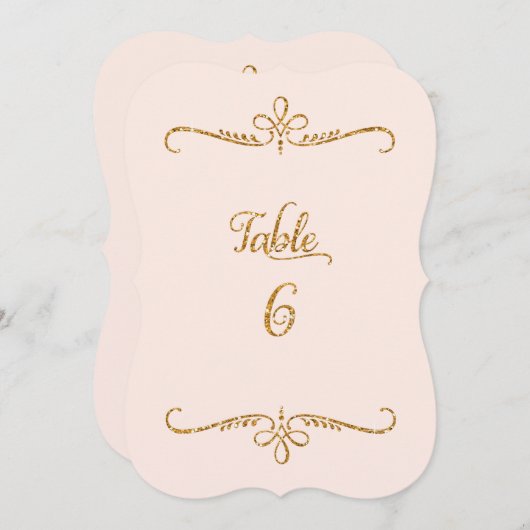 Invitation Tableau Numéro 6, Réceptions de lettres de script  (Devant / Derrière)