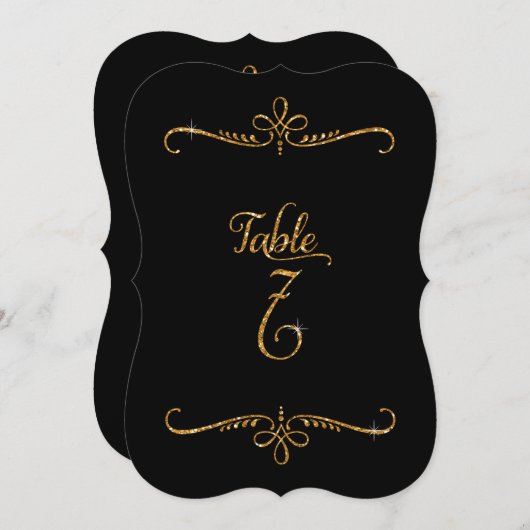 Invitation Tableau numéro 7, Réceptions de lettres de script  (Devant / Derrière)