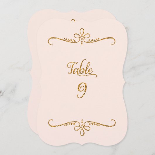 Invitation Tableau numéro 9, Réceptions de lettres de script  (Devant / Derrière)