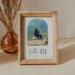 Invitation Tableau photo minimaliste STELLA Numéro 5x7<br><div class="desc">Découvrez le charme captivant de notre collection Stella, méticuleusement conçue pour insuffler à votre baby shower un air de minimalisme moderne et une touche de sophistication pointue. Conçue pour mêler harmonieusement charme bohème et élégance intemporelle, cette collection polyvalente garantit l'élévation de l'esthétique de tout baby shower de style, transformant votre...</div>