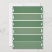 Invitation tableau pour 1er anniversaire thème foo (Dos)