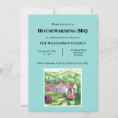 Invitation Tableau Rustique Maison de Mont Rydal (Devant)