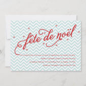 Invitation Tableau Soirée Fête de Noël Inviter (Devant)