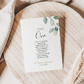 Invitation Tableau vert classique Numéro 1 Tableau de sièges