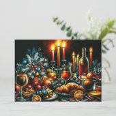 Invitation Tablescape de dessin Pastel (Debout devant)